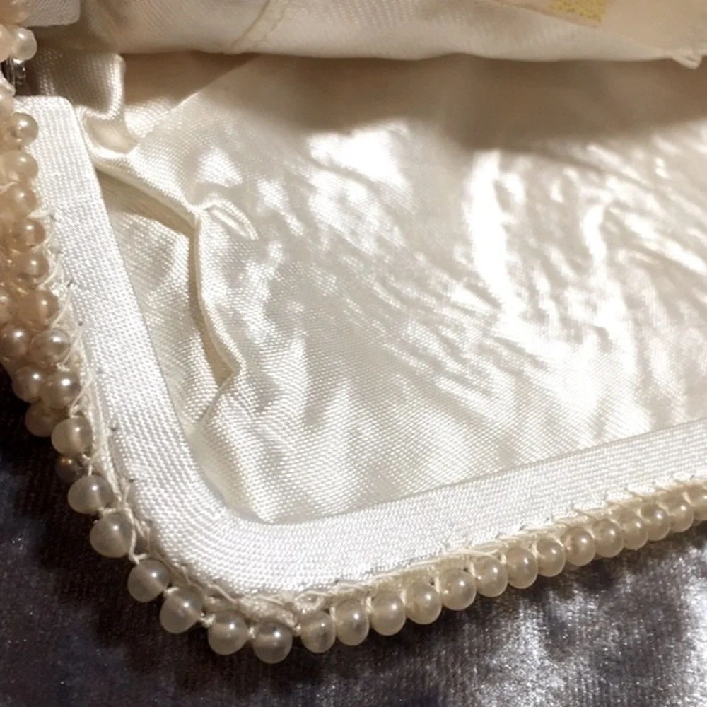Vintage Beaded Clutch Evening Bag La Regale Mid Century Glam